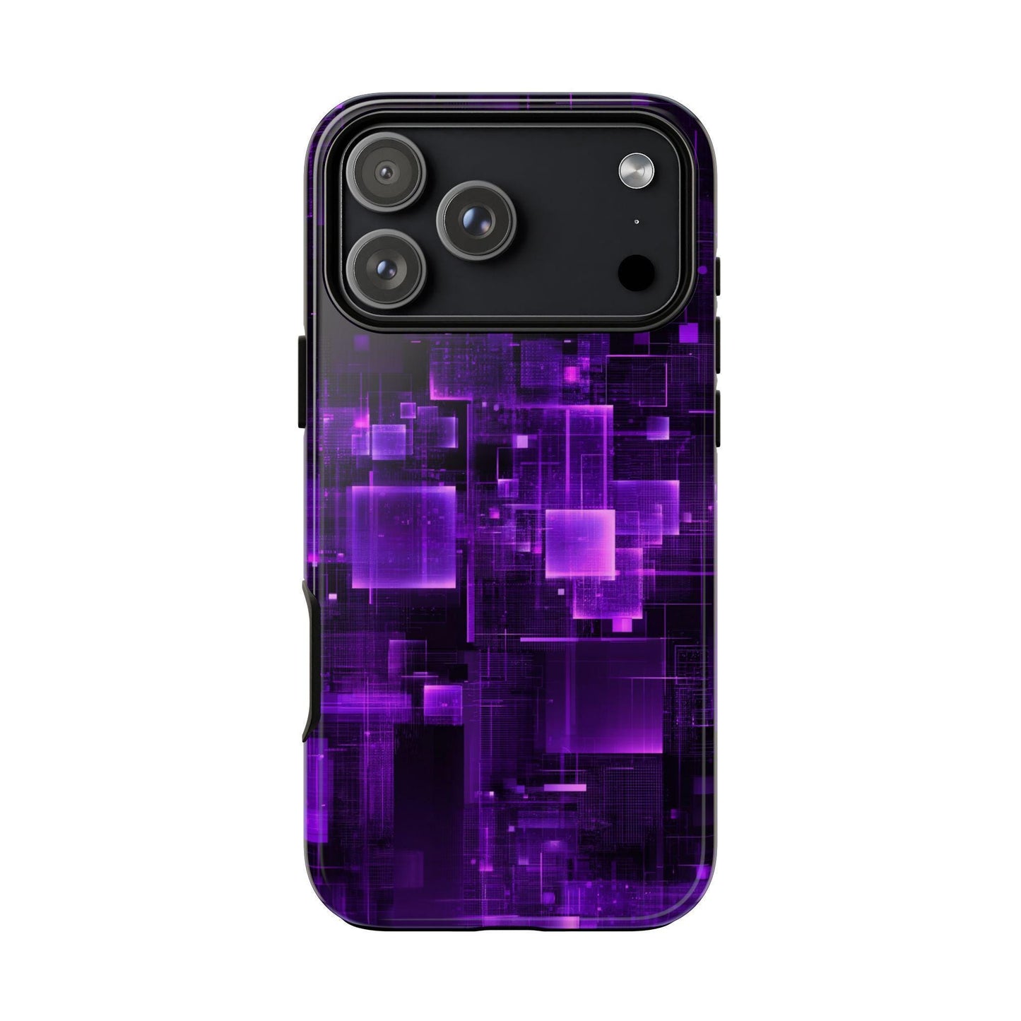 Violet Void Digital Pulse Pattern