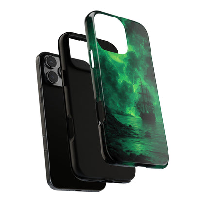 Ghost Pirate Ship Green Atmosphere