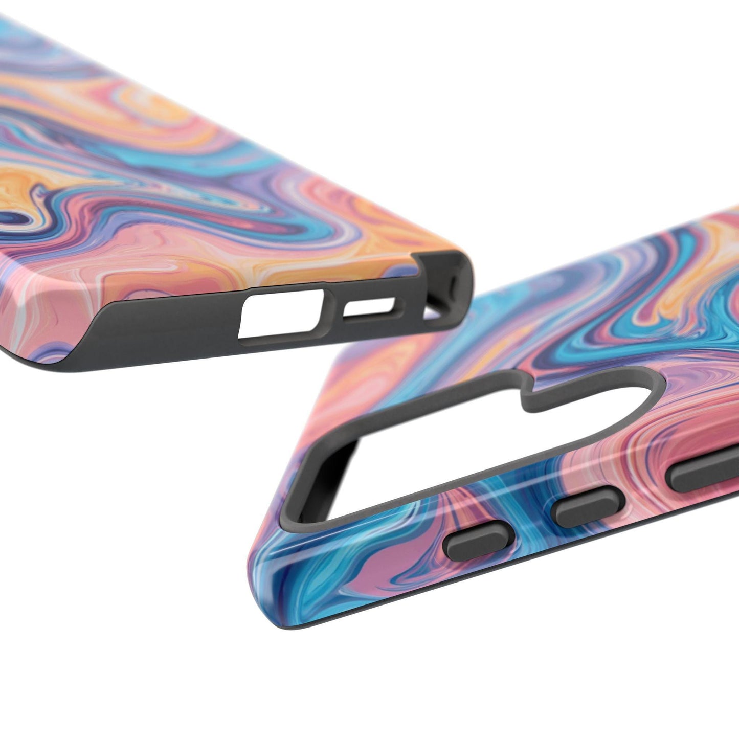Cotton Candy Blue Orange Liquid